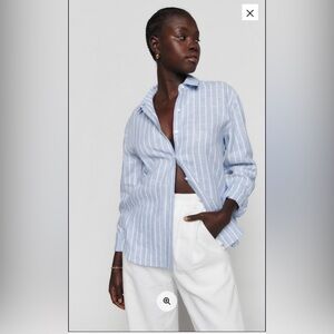 NWT Reformation Linen Shirt